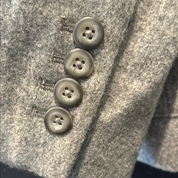 Women's Gap Wool Blend Gray Blazer, size 10 - Picture 5 of 10